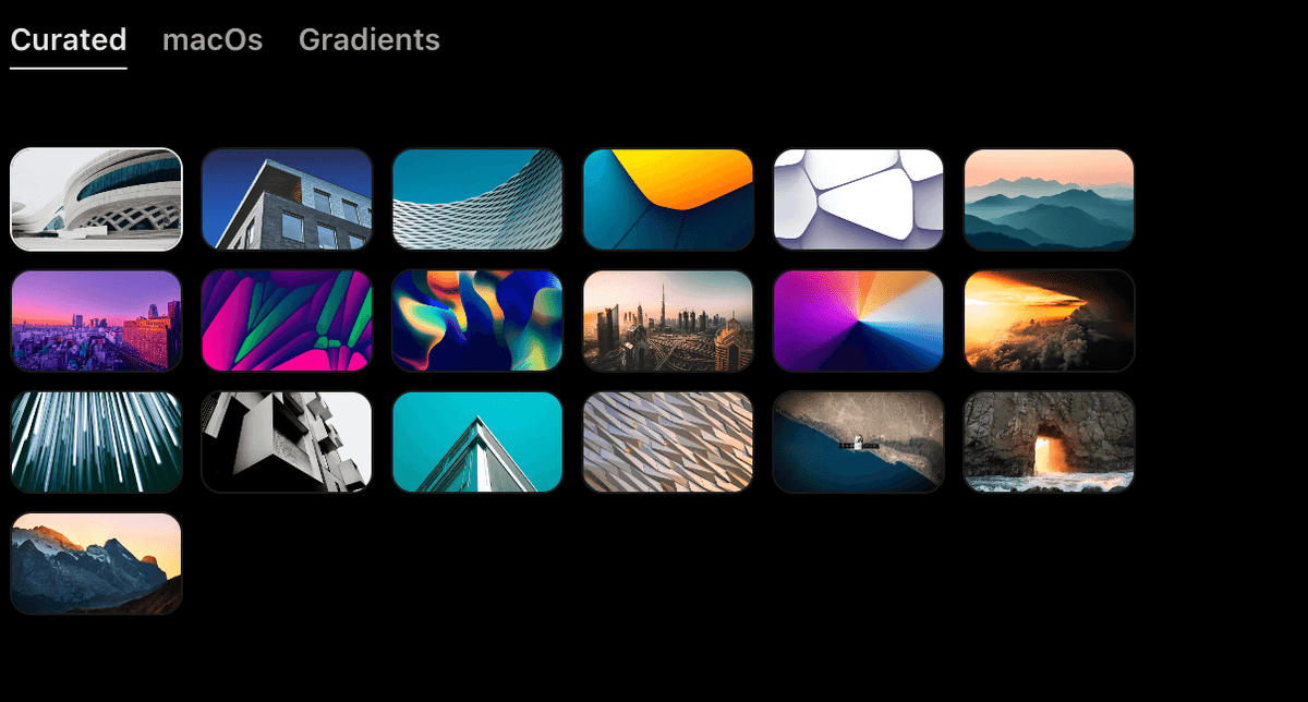 Beautiful background options for video presentations