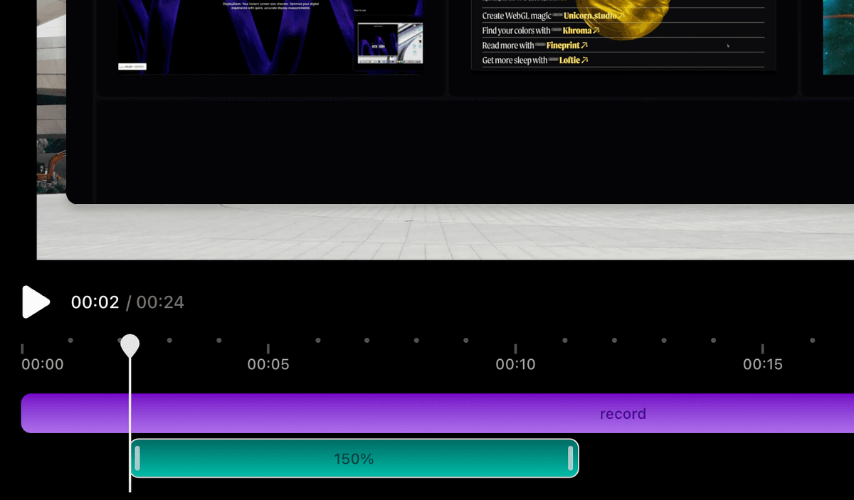 Intelligent zoom and layout effects for dynamic presentations